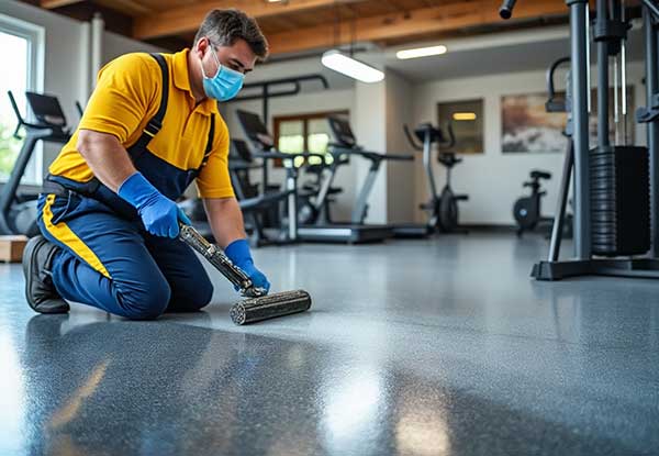 Workout Room Floor Coating Company Near Me